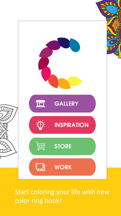 Emulate iPhone app Color Ring-Free adult coloring book and best art therapy for canvas and flowers using MyAndroid Emulate iPhone app Color Ring-Free adult coloring book and best art therapy for canvas and flowers using MyAndroid