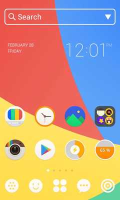 Emulate Android APK ColorRound LINE Launcher theme Emulate Android APK ColorRound LINE Launcher theme