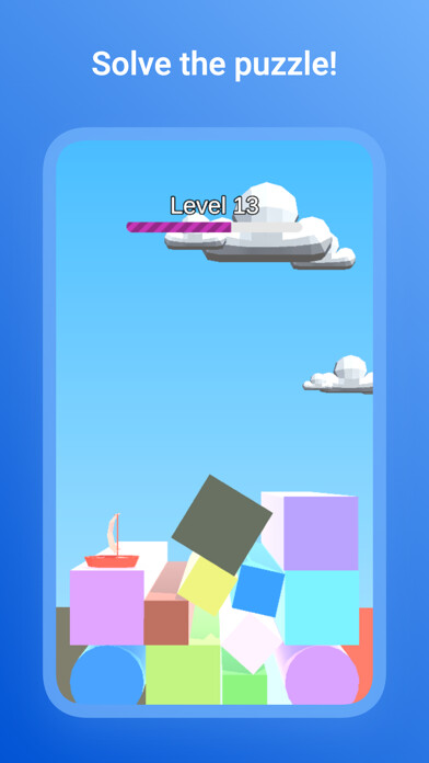 Emulate iPhone app Color Sail 3D Dot Puzzle Game using MyAndroid