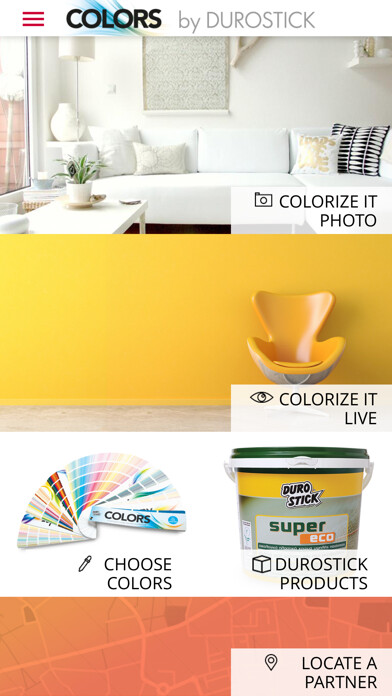 Emulate iPhone app COLORS by Durostick using MyAndroid