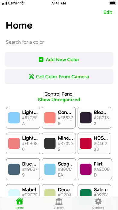 Emulate Android APK Color Selector