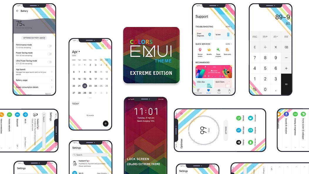 Run android online APK Colors Extreme Theme for Huawei from MyAndroid or emulate Colors Extreme Theme for Huawei using MyAndroid
