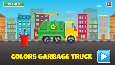 Emulate iPhone app Colors Garbage Truck Free - an alphabet fun game for preschool kids learning colors and love Trucks and Things That Go using MyAndroid