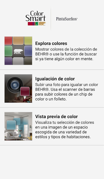 Run android online APK ColorSmart by BEHR® Mexico from MyAndroid or emulate ColorSmart by BEHR® Mexico using MyAndroid