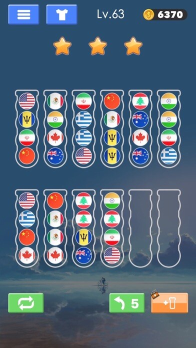 Emulate iPhone app Color Sorting - Sorting Ball using MyAndroid Emulate iPhone app Color Sorting - Sorting Ball using MyAndroid