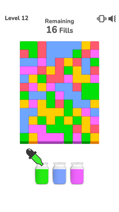Emulate iPhone app Color Spreading using MyAndroid