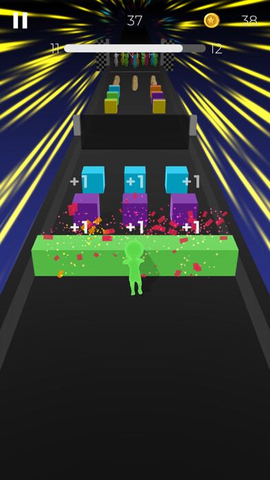Emulate iPhone app Color Spree! using MyAndroid