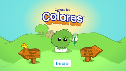 Emulate iPhone app Colors Spanish Guessing Game using MyAndroid