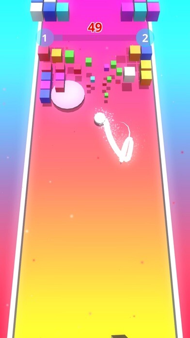 Emulate iPhone app Color Stack Ball using MyAndroid