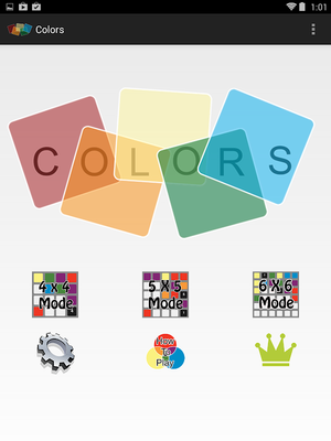 Emulate Android APK Colors - three primary colors