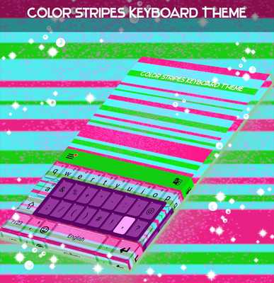 Emulate Android APK Color Stripes Keyboard Theme Emulate Android APK Color Stripes Keyboard Theme