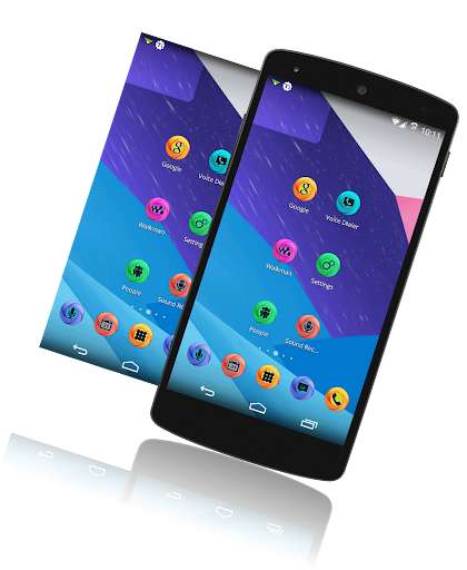 Run android online APK Color Swoosh Icon pack from MyAndroid or emulate Color Swoosh Icon pack using MyAndroid