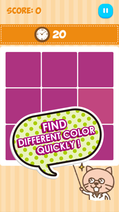 Emulate iPhone app Color Test Rush ! using MyAndroid Emulate iPhone app Color Test Rush ! using MyAndroid