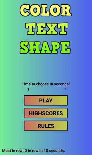 Run android online APK Color Text Shape from MyAndroid or emulate Color Text Shape using MyAndroid