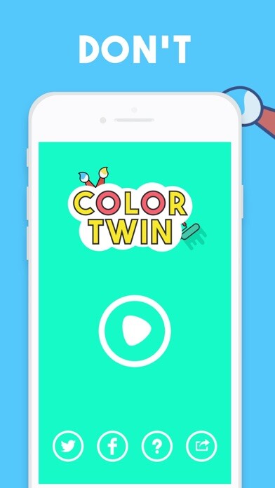 Emulate iPhone app Color Twin using MyAndroid
