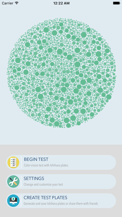 Emulate iPhone app Color Vision Test Lite using MyAndroid Emulate iPhone app Color Vision Test Lite using MyAndroid