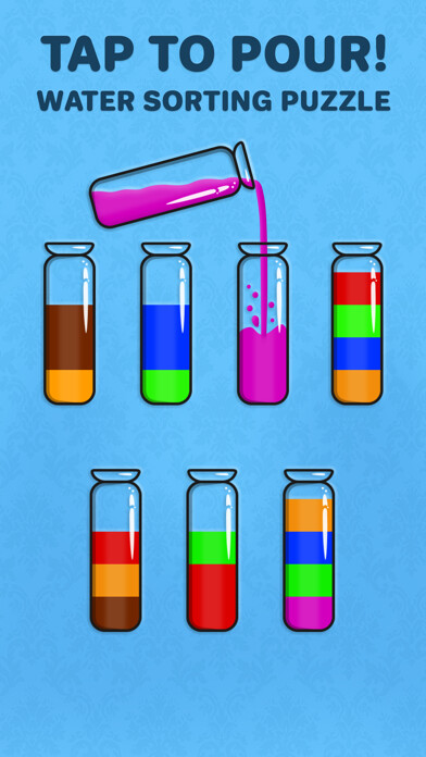 Emulate iPhone app Color Water Sort 3d - Sort It using MyAndroid Emulate iPhone app Color Water Sort 3d - Sort It using MyAndroid