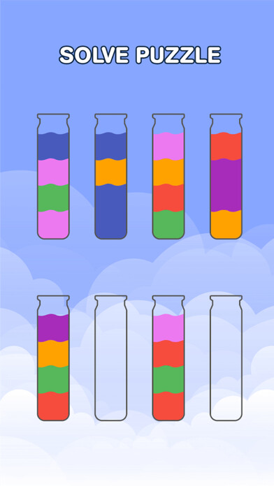 Emulate iPhone app Color Water Sort Liquid using MyAndroid Emulate iPhone app Color Water Sort Liquid using MyAndroid
