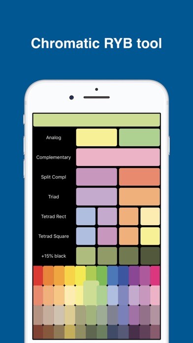 Emulate iPhone app Color Wheel RYB CMYK RGB using MyAndroid Emulate iPhone app Color Wheel RYB CMYK RGB using MyAndroid