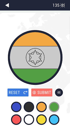 Run android online APK Color With Flags - Flag Coloring Trivia Game from MyAndroid or emulate Color With Flags - Flag Coloring Trivia Game using MyAndroid