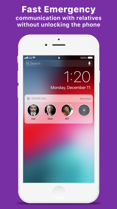 Emulate iPhone app Color Your Call: Theme Contact using MyAndroid Emulate iPhone app Color Your Call: Theme Contact using MyAndroid