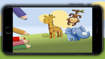 Emulate iPhone app Color zoo and jungle animals - coloring books using MyAndroid Emulate iPhone app Color zoo and jungle animals - coloring books using MyAndroid