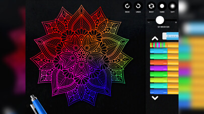 Emulate iPhone app Colouring Book & Mandala using MyAndroid Emulate iPhone app Colouring Book & Mandala using MyAndroid