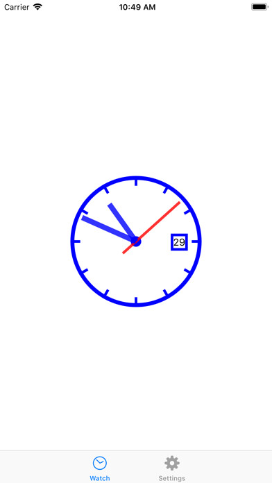 Emulate iPhone app ColourYourTime using MyAndroid