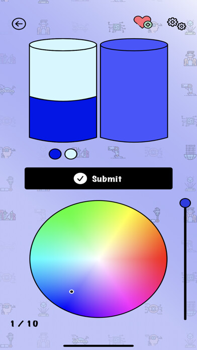 Emulate iPhone app Colrfill - Color Matching Game using MyAndroid