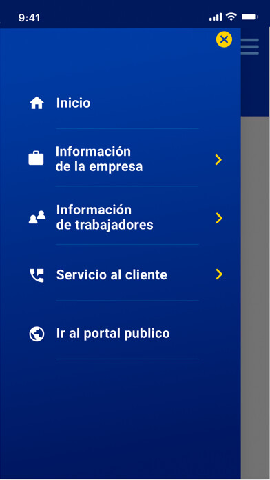 Emulate iPhone app Colsubsidio Empresa using MyAndroid