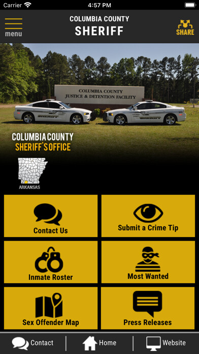 Emulate iPhone app Columbia County Sheriff AR using MyAndroid Emulate iPhone app Columbia County Sheriff AR using MyAndroid