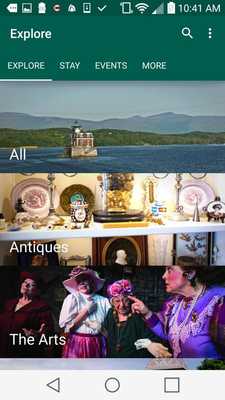 Emulate Android APK Columbia County Tourism, NY