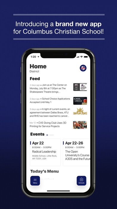 Emulate iPhone app Columbus Christian Crusaders using MyAndroid Emulate iPhone app Columbus Christian Crusaders using MyAndroid