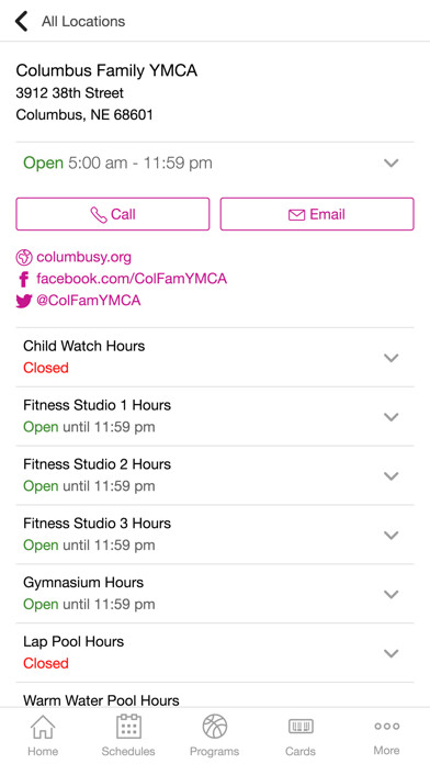 Emulate iPhone app Columbus Family YMCA using MyAndroid Emulate iPhone app Columbus Family YMCA using MyAndroid