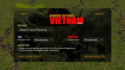 Emulate iPhone app Combat Actions: Vietnam using MyAndroid