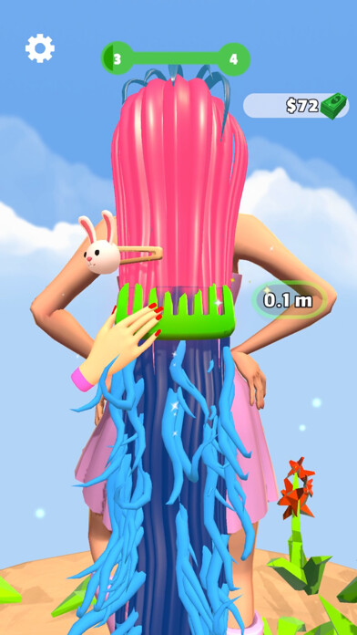 Emulate iPhone app Comb Hair using MyAndroid