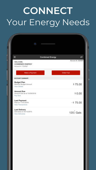 Emulate iPhone app Combined Energy using MyAndroid