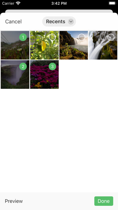 Emulate iPhone app Combine Photos - Merge Images using MyAndroid