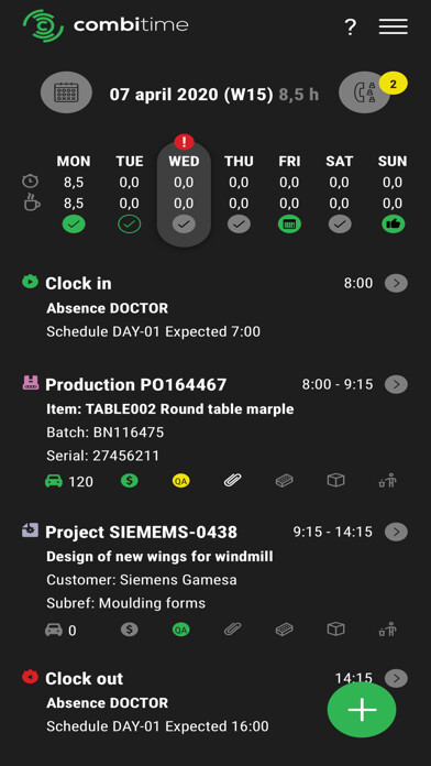 Emulate iPhone app CombiTime using MyAndroid Emulate iPhone app CombiTime using MyAndroid