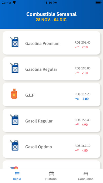 Emulate iPhone app Combustibles R.D. using MyAndroid Emulate iPhone app Combustibles R.D. using MyAndroid