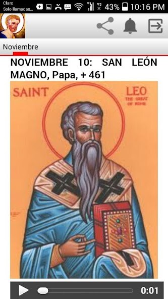 Run android online APK Comentario al evangelio del dia from MyAndroid or emulate Comentario al evangelio del dia using MyAndroid