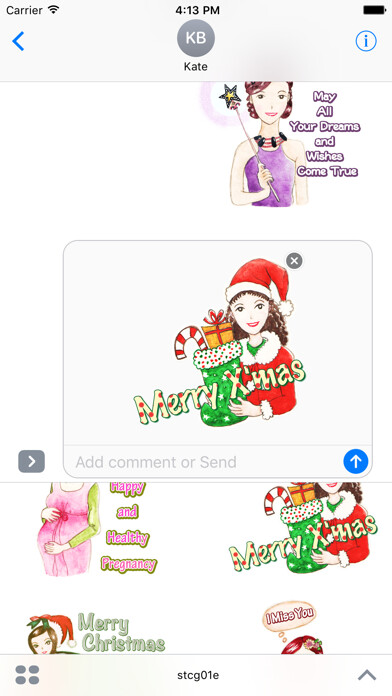 Emulate iPhone app Come On Girls English Stickers using MyAndroid Emulate iPhone app Come On Girls English Stickers using MyAndroid