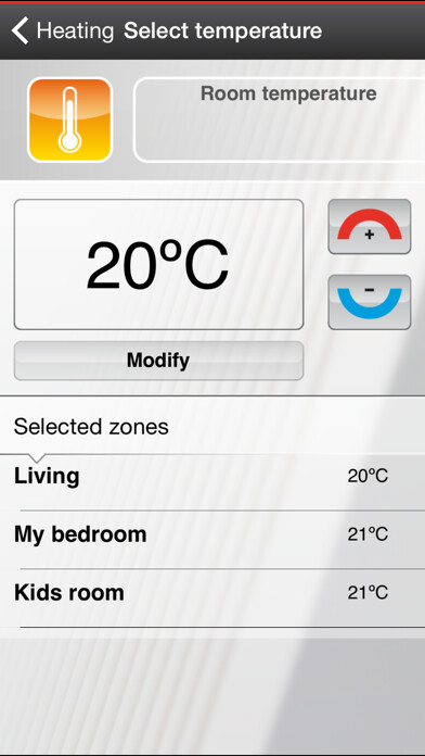 Emulate iPhone app Comfort Control using MyAndroid Emulate iPhone app Comfort Control using MyAndroid