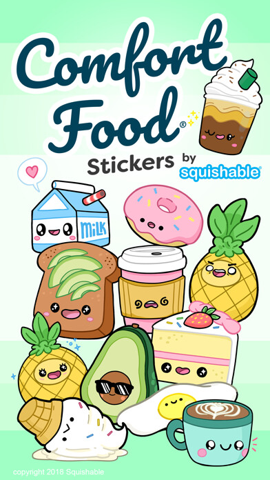 Emulate iPhone app Comfort Food Stickers using MyAndroid Emulate iPhone app Comfort Food Stickers using MyAndroid