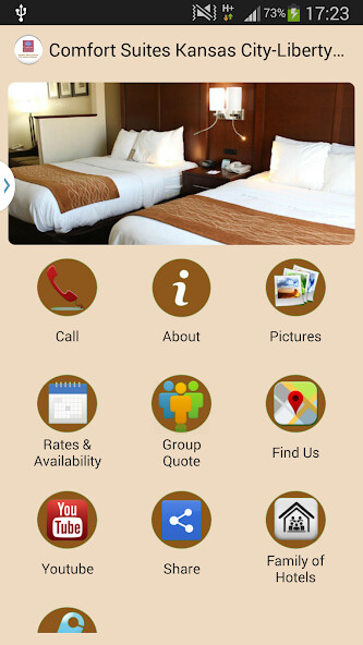 Run android online APK Comfort Suites Kansas City MO from MyAndroid or emulate Comfort Suites Kansas City MO using MyAndroid