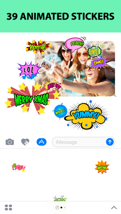 Emulate iPhone app Comic 3D - Animated Stickers using MyAndroid Emulate iPhone app Comic 3D - Animated Stickers using MyAndroid