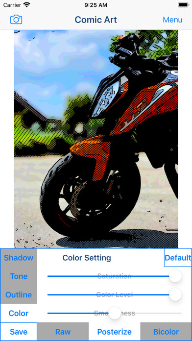 Emulate iPhone app Comic Art - Cartoon Effects using MyAndroid Emulate iPhone app Comic Art - Cartoon Effects using MyAndroid