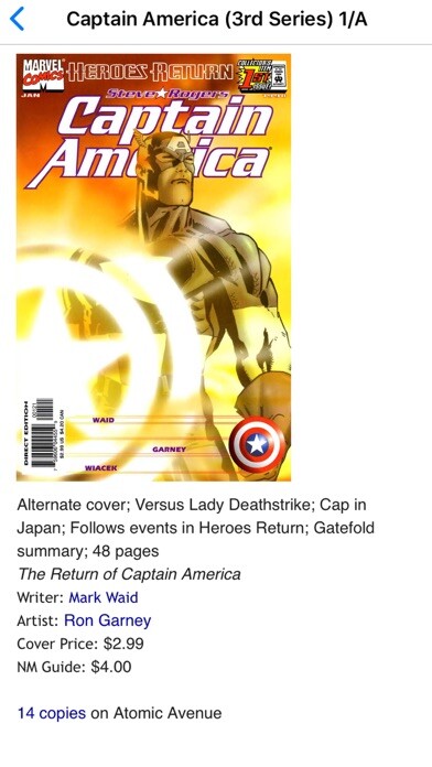Emulate iPhone app ComicBase Mobile using MyAndroid