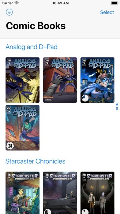 Emulate iPhone app Comic Book Viewer using MyAndroid Emulate iPhone app Comic Book Viewer using MyAndroid