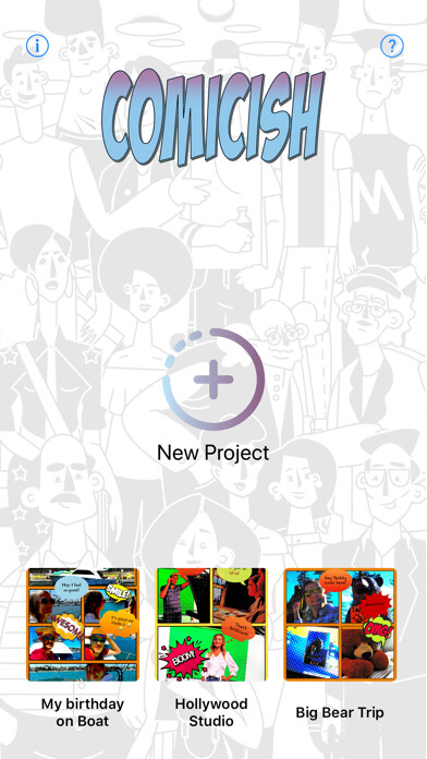 Emulate iPhone app Comicish using MyAndroid